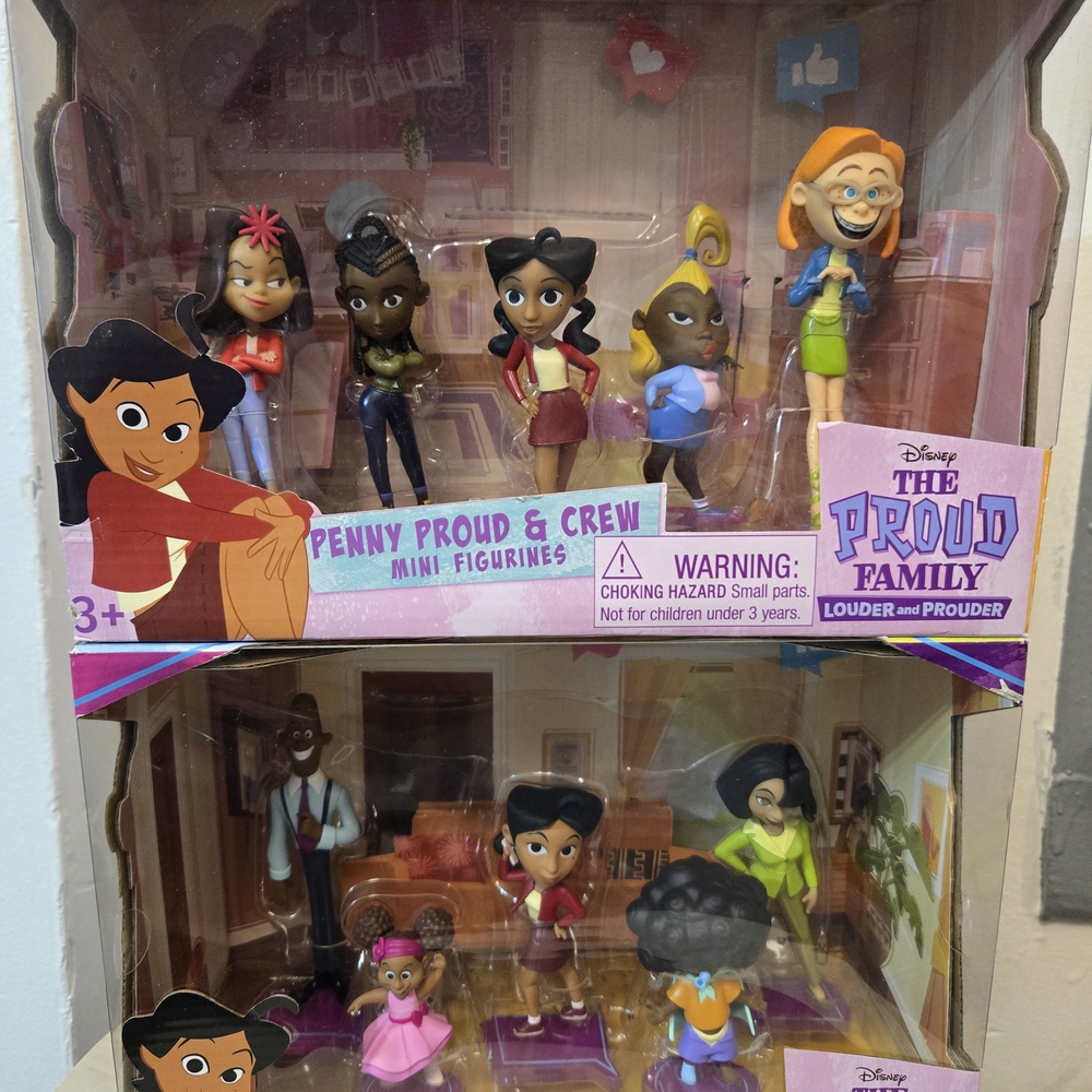 Disney The Proud Family Penny Proud & Crew Mini Figurines